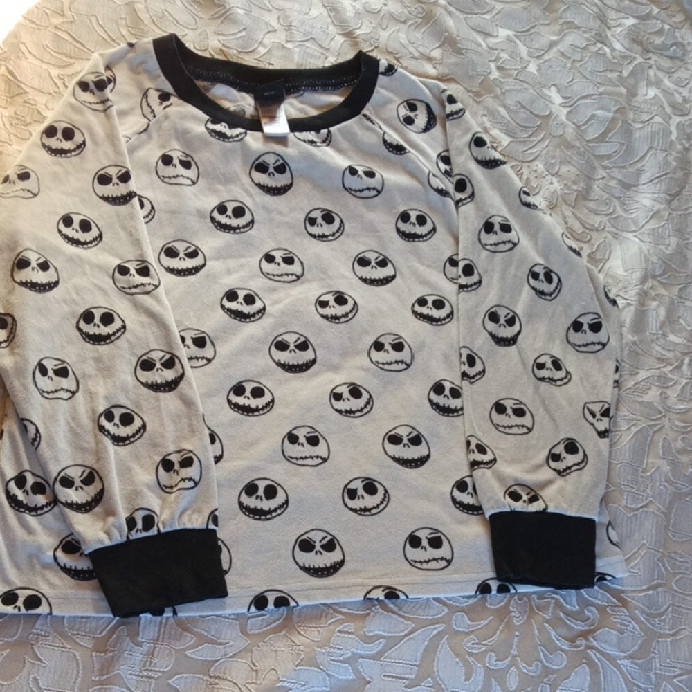 Disney Black and White Nightmare Before Christmas Sleepwear